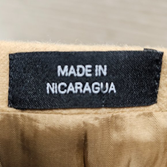 Mens Jacket Blazer Honey Brown100%  Camel Hair Satin Lined 2 Button Closure 46 R - Picture 10 of 15